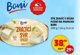 Penny Market Sýr zrající s bílou plísní na povrchu boni nabídka