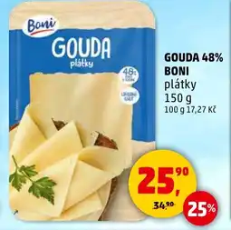 Penny Market Gouda 48% boni plátky nabídka