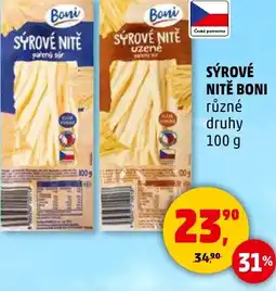 Penny Market Sýrové nitě boni nabídka