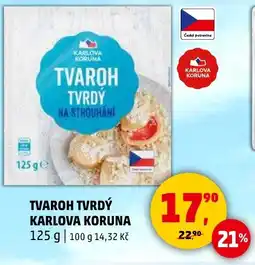 Penny Market Tvaroh tvrdý karlova koruna nabídka