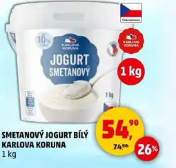 Penny Market Smetanový jogurt bílý karlova koruna nabídka