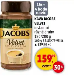 Penny Market Káva jacobs velvet instantní nabídka