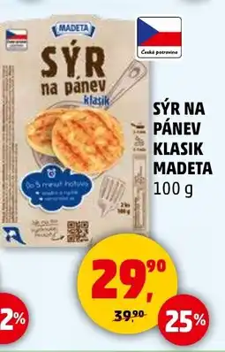 Penny Market Sýr na pánev klasik madeta nabídka