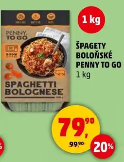 Penny Market Špagety boloňské penny to go nabídka