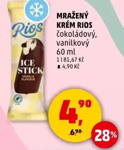 Penny Market Mražený krém rios čokoládový, vanilkový nabídka