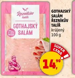 Penny Market Gothajský salám řezníkův talíř krájený nabídka