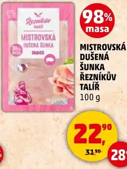 Penny Market Mistrovská dušená šunka řezníkův talíř nabídka