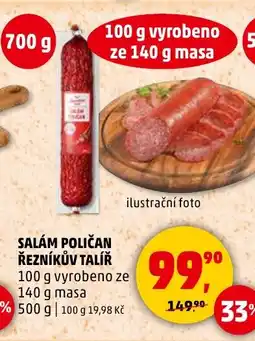 Penny Market Salám poličan řezníkův talíř nabídka