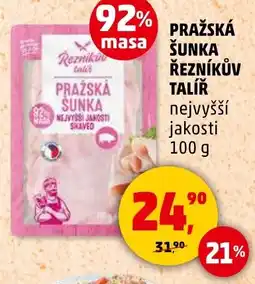 Penny Market Pražská šunka řezníkův talíř nabídka