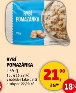 Penny Market Rybí pomazánka nabídka