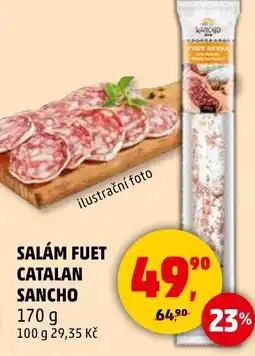 Penny Market Salám fuet catalan sancho nabídka