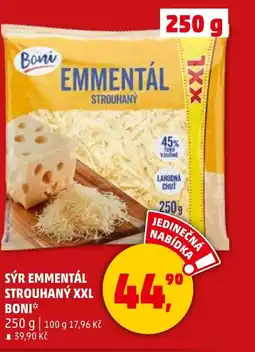 Penny Market Sýr emmentál strouhaný xxl boni nabídka