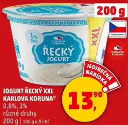 Penny Market Jogurt řecký xxl karlova koruna nabídka