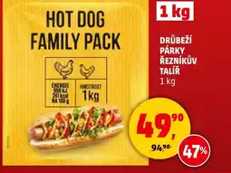 Penny Market Drůbeží párky řezníkův talíř nabídka