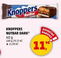 Penny Market Knoppers nutbar dark nabídka