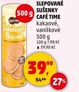 Penny Market Slepované sušenky café time nabídka
