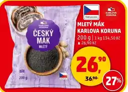 Penny Market Mletý mák karlova koruna nabídka