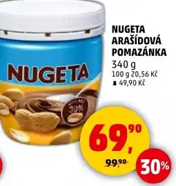 Penny Market Nugeta arašídová pomazánka nabídka