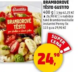 Penny Market Bramborové těsto gustito nabídka