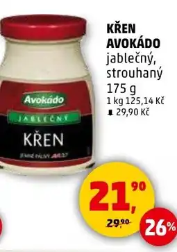 Penny Market Křen avokádo jablečný, strouhaný nabídka