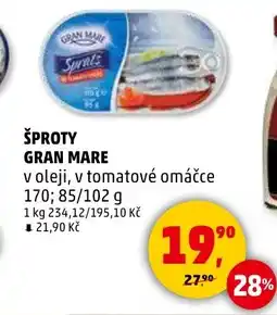 Penny Market Šproty gran mare nabídka