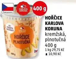 Penny Market Hořčice karlova koruna nabídka