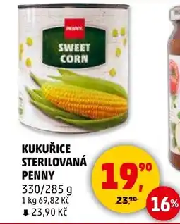 Penny Market Kukuřice sterilovaná penny nabídka