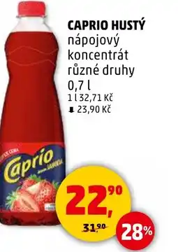 Penny Market Caprio hustý nápojový koncentrát nabídka