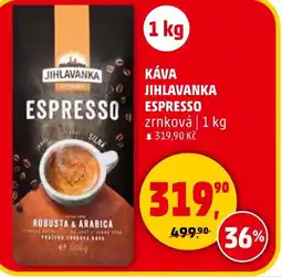 Penny Market Káva jihlavanka espresso nabídka