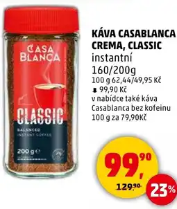 Penny Market Káva casablanca crema, classic instantní nabídka