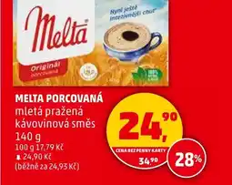 Penny Market Melta porcovaná mletá pražená kávovinová směs nabídka