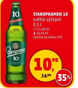 Penny Market Staropramen 10 světlé výčepní nabídka