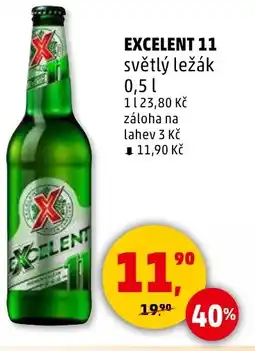 Penny Market EXCELENT 11 světlý ležák nabídka
