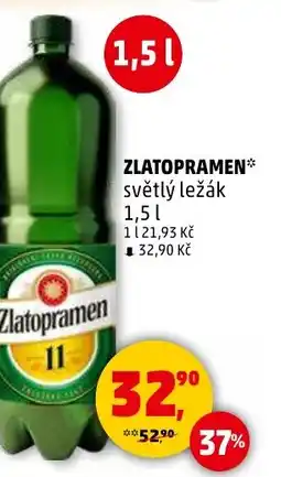 Penny Market Zlatopramen světlý ležák nabídka