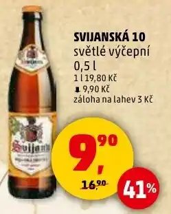 Penny Market SVIJANSKÁ 10 světlé výčepní nabídka