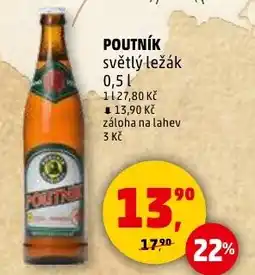 Penny Market Poutník světlý ležák nabídka