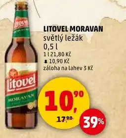 Penny Market Litovel moravan světlý ležák nabídka