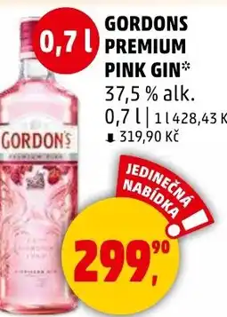 Penny Market Gordons premium pink gin nabídka