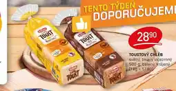 Flop TOUSTOVÝ CHLÉB světlý, tmavý vícezrnný 500 g, balený, krájený nabídka