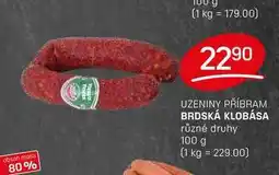 Flop BRDSKÁ KLOBÁSA různé druhy 100 g nabídka