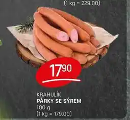 Flop PÁRKY SE SÝREM 100 g nabídka