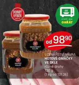 Flop HOTOVÉ OMÁČKY VE SKLE různé druhy 720 g nabídka