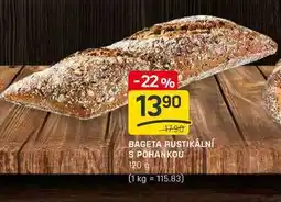 Flop BAGETA RUSTIKÁLNÍ S POHANKOU 120 g nabídka