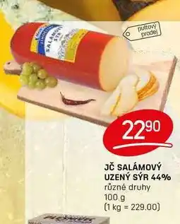 Flop JČ SALÁMOVÝ UZENÝ SÝR 44% různé druhy 100 g nabídka