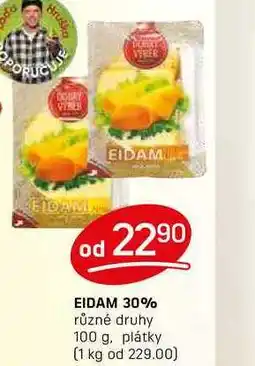 Flop EIDAM 30% různé druhy 100 g nabídka