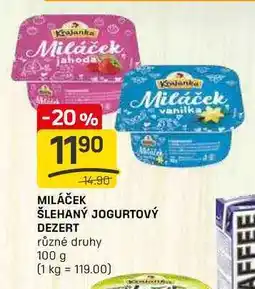 Flop Miláček ŠLEHANÝ JOGURTOVÝ DEZERT různé druhy 100 g nabídka