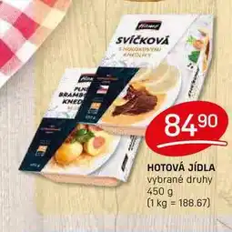 Flop HOTOVÁ JÍDLA vybrané druhy 450 g nabídka