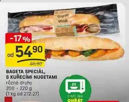 Flop BAGETA SPECIÁL, S KUŘECÍMI NUGETAMI různé druhy 200 - 220 g nabídka