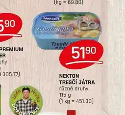 Flop NEKTON TRESČÍ JÁTRA různé druhy 115 g nabídka
