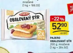Flop PAJERO OBALOVANÝ SÝR 200 g, mražené nabídka